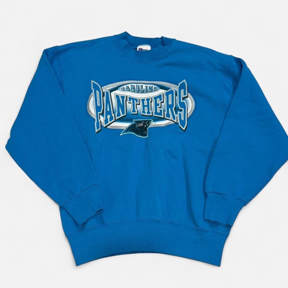 Carolina Panthers vintage blue crewneck